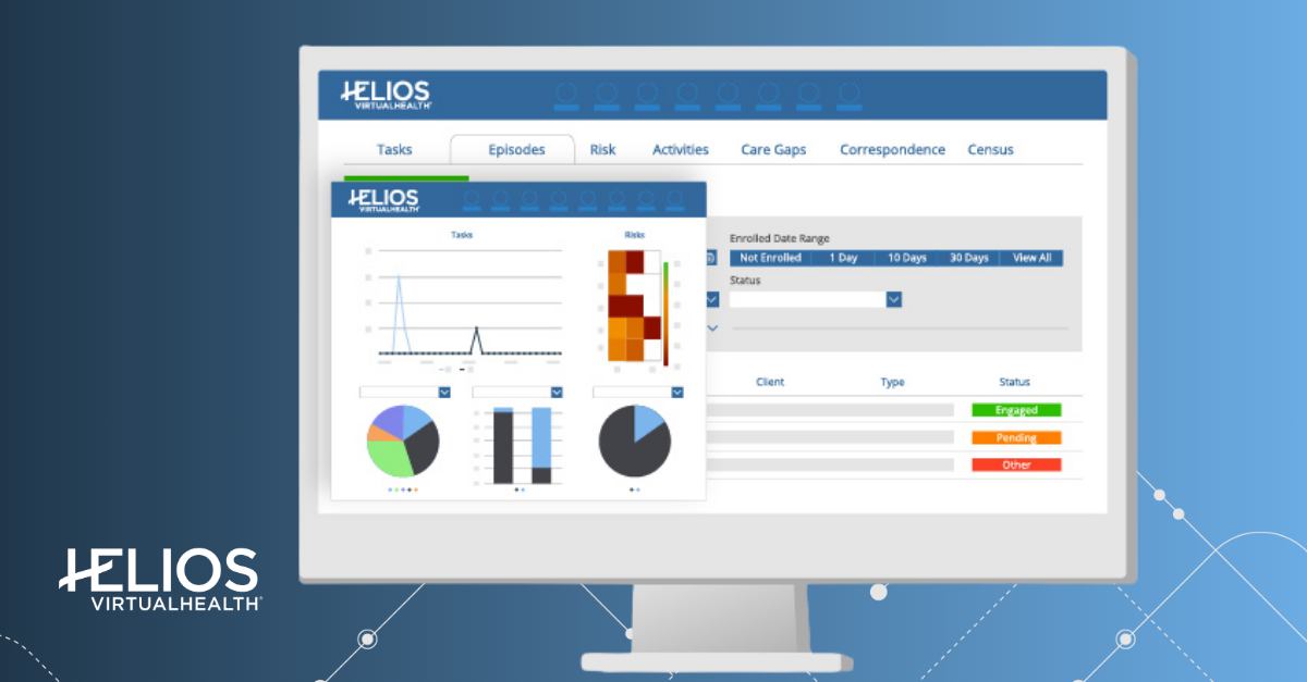 Health reporting and KPI tracking in HELIOS
